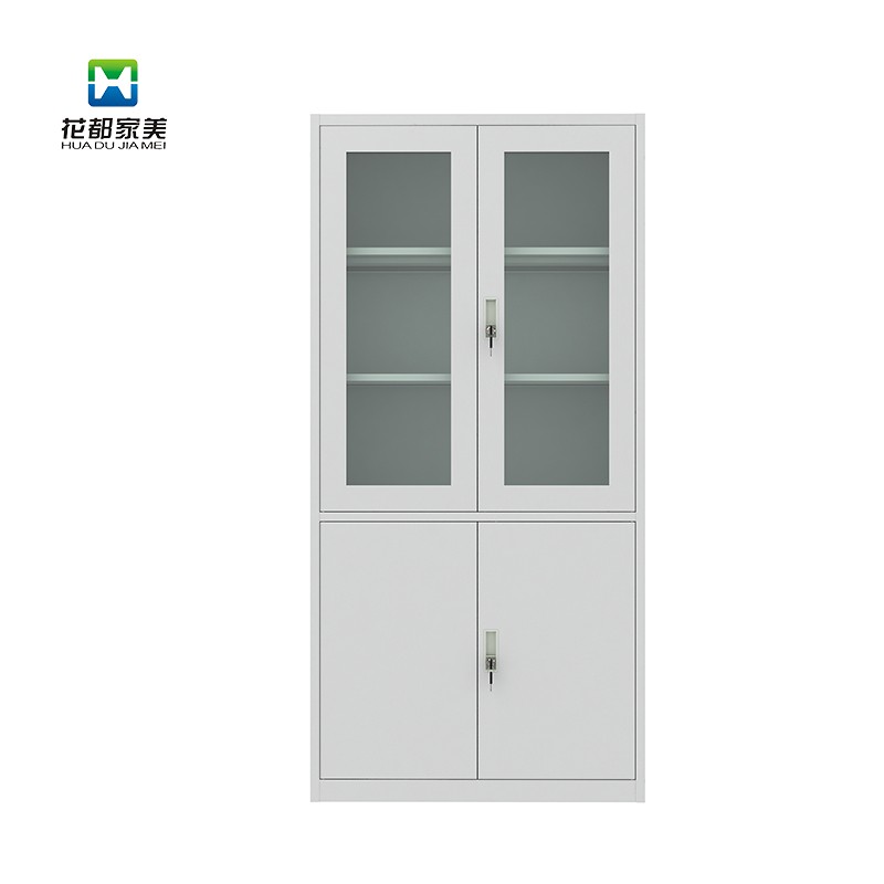宽边穿轴 玻璃文件柜jmx-04